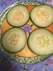 Cucumber Sprout Bites
