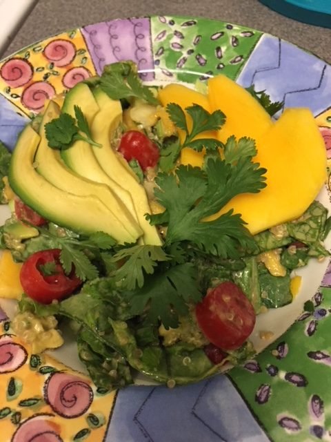 Alkaline Mango Avocado Salad