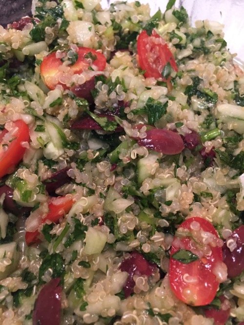 Refreshing Quinoa Tabooli Gluten Free