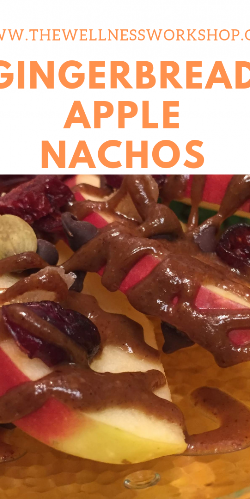 Gingerbread Apple Nachos